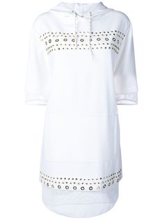 Versace Jeans Couture платье с капюшоном и заклепками