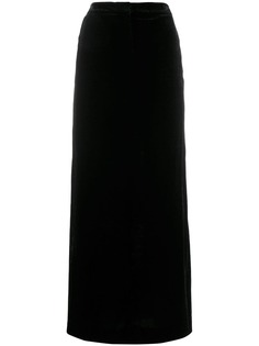 Emilio Pucci Pre-Owned бархатная юбка макси 1990-х годов