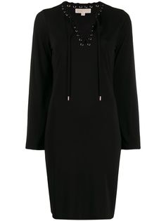 Michael Michael Kors короткое платье со шнуровкой