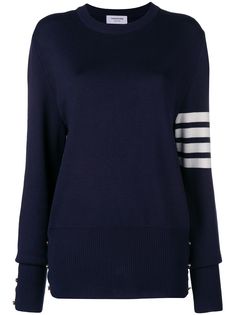 Thom Browne пуловер Milano с полосками на рукаве