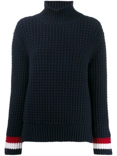 Thom Browne фактурный пуловер с круглым вырезом
