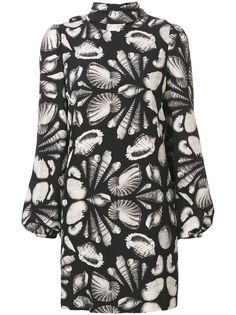 Alexander McQueen платье с принтом