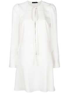 Proenza Schouler tie neck mini dress