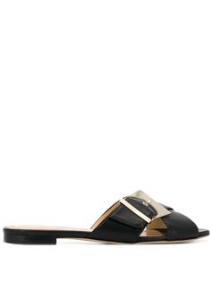 Chloe Gosselin buckled flat mules