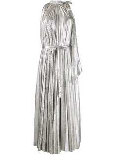 A.W.A.K.E. Mode плиссированное платье с эффектом металлик