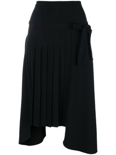 Ermanno Scervino юбка с плиссировкой и асимметричным краем