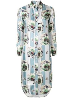 Thom Browne платье-рубашка с принтом охоты