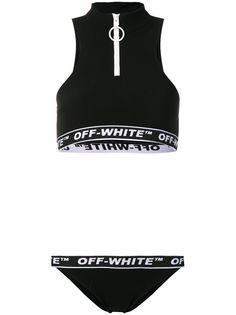 Off-White спортивный купальник-бикини