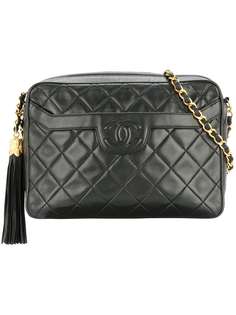 Chanel Pre-Owned стеганая сумка на плечо