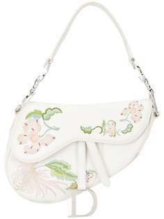 Christian Dior сумка Saddle с вышивкой