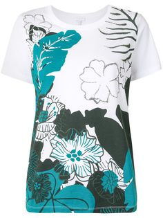 Escada Sport футболка с цветочным принтом