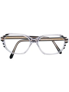 Yves Saint Laurent Pre-Owned очки в оправе в полоску