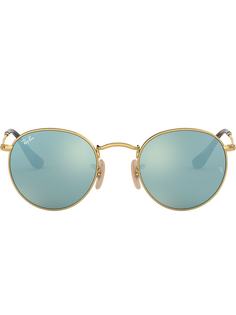 Ray-Ban солнцезащитные очки в круглой металлической оправе