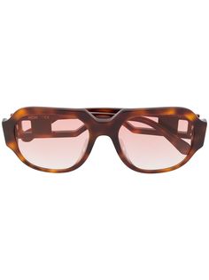 MCM солнцезащитные очки черепаховой расцветки