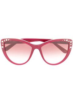 Karl Lagerfeld солнцезащитные очки Choupette Rocky с заклепками
