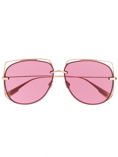 Dior Eyewear солнцезащитные очки оверсайз в круглой оправе