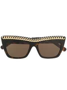 Stella McCartney Eyewear солнцезащитные очки Falabella в квадратной оправе