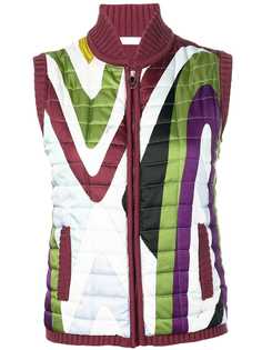 Emilio Pucci Pre-Owned стеганый жилет 2000-го года