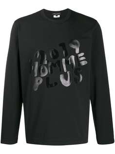 Comme Des Garçons Homme Plus футболка с логотипом