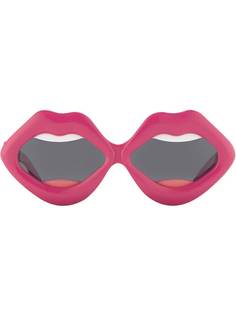 Linda Farrow солнцезащитные очки Yazbukey с оправой в виде губ
