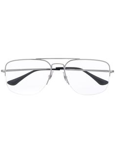 Ray-Ban очки в полуободковой оправе