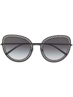 Dolce & Gabbana Eyewear солнцезащитные очки с декорированной оправой