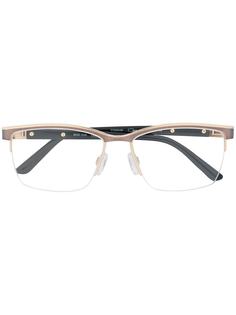 Cazal rectangular shaped glasses