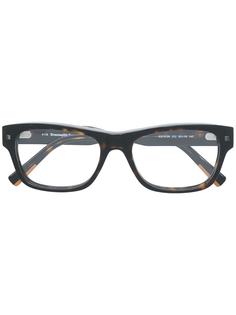 Ermenegildo Zegna tortoiseshell-effect square sunglasses