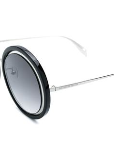 Alexander McQueen Eyewear солнцезащитные очки в круглой оправе