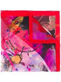 Paul Smith платок с абстрактным цветочным принтом