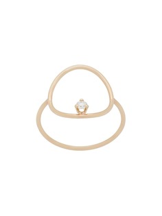 Zoë Chicco 14kt yellow gold diamond circle ring