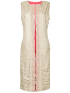 Issey Miyake Pre-Owned платье с отделкой