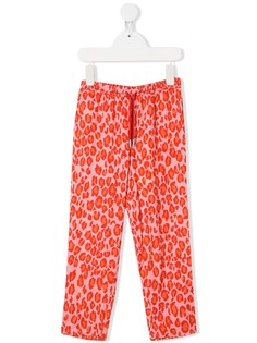 Kenzo Kids брюки с леопардовым принтом