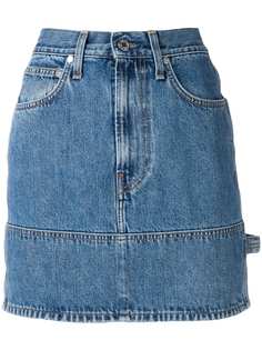 Helmut Lang джинсовая юбка мини