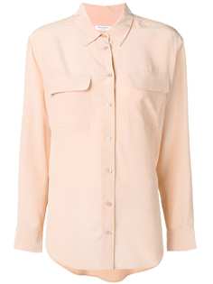 Equipment классическая атласная рубашка