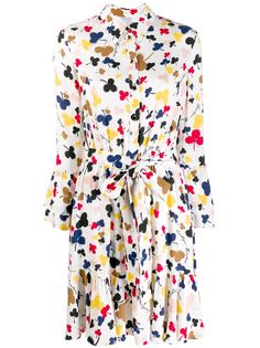Boutique Moschino платье-рубашка с цветочным принтом