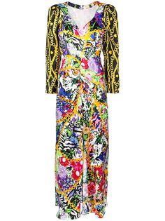 Rixo длинное платье с цветочным принтом