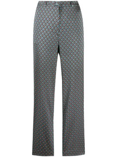 Etro жаккардовые брюки
