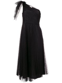 RedValentino платье из тюля на одно плечо