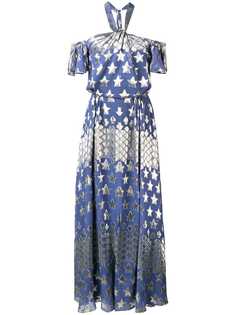 Temperley London платье Hetty с принтом звезд