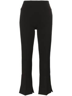 Roland Mouret расклешенные брюки Goswell с разрезами