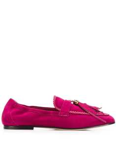 Tods лоферы с декором в виде перьев Tod`S