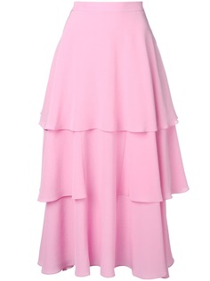 Stella McCartney ярусная юбка с оборками