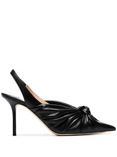 Jimmy Choo туфли-лодочки Annabell 85 с ремешком на пятке