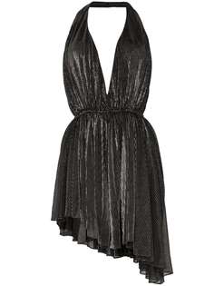 Saint Laurent платье с асимметричным подолом