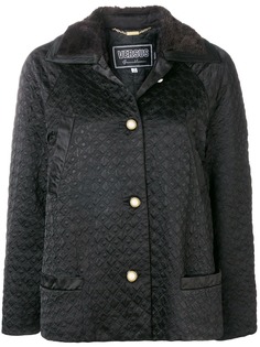 Versace Pre-Owned стеганая куртка с геометрическим узором 1990-х годов
