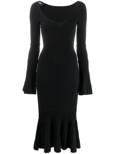 Dsquared2 платье в рубчик