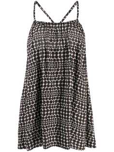 Chanel Pre-Owned платье 2010-х годов в горох