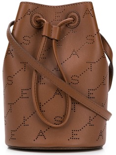 Stella McCartney сумка-ведро с перфорацией логотипов