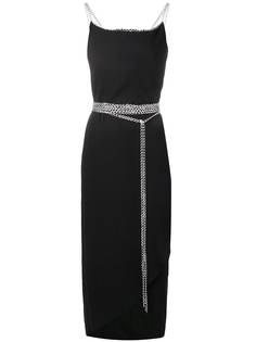 Yohji Yamamoto Pre-Owned платье оригинального кроя с цепочками